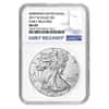 2017-W 1 oz Burnished Silver American Eagle NGC MS 69 Early Releases