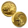 2000 1.85 oz Proof Gold South Africa Natura Sable 4-coin Set .9999 Fine (w/Box & COA, Silver Sable Horn)