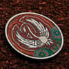 2022 2 oz Black Swan Maali Antiqued Colorized Silver Coin Australian Perth Mint (w/Box & COA)