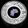 2022 1 oz Proof Silver Great Southern Land Lepidolite Coin Australian Perth Mint (w/Box & COA)