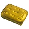 1.1948 oz 1 Tael Chinese Biscuit Gold Bar .991 Fine