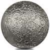 2023 3 oz Silver Moon Spherical Coin Barbados .999 Fine (w/Box & COA)