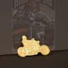 1/2 gram Gold Biker Palau Coin .9999 Fine