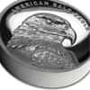 2014 5 oz Tuvalu Proof Silver American Bald Eagle Coin Perth Mint