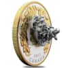 2022 Canada 5 oz Santa with Dancing Elves Holiday Gifts 3D Silver Coin (w/Box & COA)