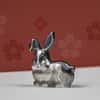 2023 1 oz Silver Lunar Year of The Rabbit Shaped Coin Mongolia .999 Fine (w/Box & COA)