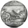 2022 1 Kilo Silver Big Five - Rhinoceros Spherical Coin Djibouti .999 Fine (w/Box & COA)