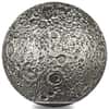 2023 3 oz Silver Moon Spherical Coin Barbados .999 Fine (w/Box & COA)