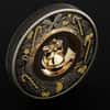 2022 2 oz Jingle Bell Antiqued Silver Coin Australian Perth Mint (w/Box & COA)