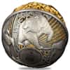 2022 2 oz Silver Bull and Bear Spherical Coin Samoa .999 Fine (w/Box & COA)