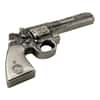 5 oz Silver Revolver Gun Shaped Antiqued High Relief .999 Fine