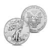 2019 W 1 oz Enhanced Rev. Proof Silver American Eagle (In Cap, Pride of Two Nations)