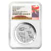 2017 1 oz Silver Australian Kookaburra Shark Privy Perth Mint NGC MS 70 1 of First 5000 Struck