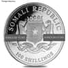 Somalia 1 oz Silver African Elephant Coin BU (Random Year)