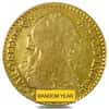 Spain 1 Escudo Gold Coin Cleaned AGW .0955 oz (Random Year)