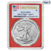 2021 1 oz Silver American Eagle Type 2 PCGS MS 70 FS (Red Frame)
