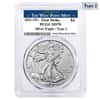2021 (W) 1 oz Silver American Eagle Type 2 PCGS MS 70 FS (West Point)
