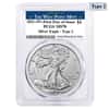 2021 (W) 1 oz Silver American Eagle Type 2 PCGS MS 70 FDOI (West Point)