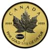 2015 1/10 oz Gold Canadian Maple Leaf E=mc2 Privy Reverse Proof $5 Coin (Sealed)