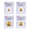 2017 1.85 oz Gold American Eagle 4-coin Set PCGS MS 70 First Strike