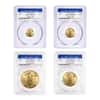2017 1.85 oz Gold American Eagle 4-coin Set PCGS MS 70 First Strike - West Point 