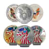 1 oz Silver American Eagle $1 Colorized Coin (Random Year)