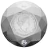 2021 Canada 3 oz Silver Diamond Shaped Coin - Forevermark Black Label Round Diamond .9999 Fine (w/Box & COA)
