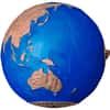 2022 3 oz Silver Rose Gold Plating Blue Marble Endangered - Meteorite Spherical Coin Barbados .999 Fine (w/Box & COA)