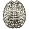 2023 Samoa 2 oz Silver The Brain 3D Shaped Coin .999 Fine (w/Box & COA)