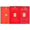 1 gram Britannia Gold Bar Henna Design .9999 Fine (In Assay)
