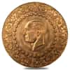 500 Kurush Turkey Ataturk Gold Coin AU/BU AGW 1.0637 oz (Random Year, 1942-2010)