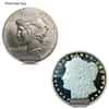 US Mint Modern Morgan/Peace Silver Dollar .999 Fine Scruffy (Random Year)