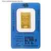 Vintage Assay - 2.5 gram Gold Bar PAMP Suisse - Statue of Liberty .9999 Fine