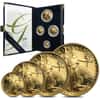 2006-W Gold 1.85 oz Proof American Eagle 20th Anniversary 4-Coin Set (w/Box & COA)