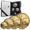 2014-W Gold 1.85 oz Proof American Eagle 4-coin set (W/Box & COA)