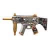 1 oz Dia de los Muertos Gun Shaped&nbsp; Silver .999 Fine Antiqued Finish