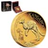 2024 5 oz Proof Gold Australian Kangaroo Perth Mint Coin (w/Box & COA)
