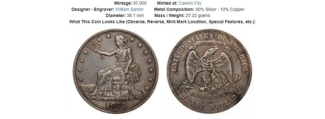 1878-CC Trade Dollar