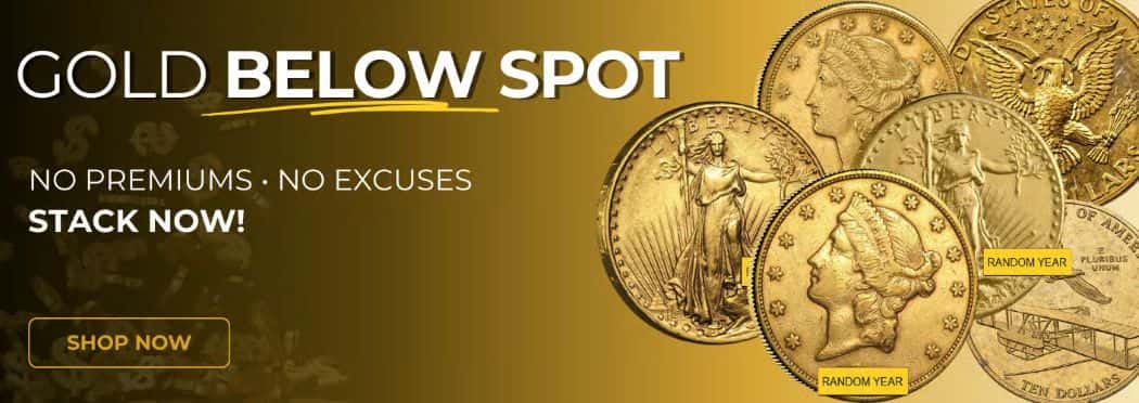 Gold Below Spot