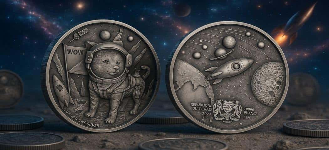 Doge On The Moon: Silver High-Relief Coin Celebrates Meme Culture