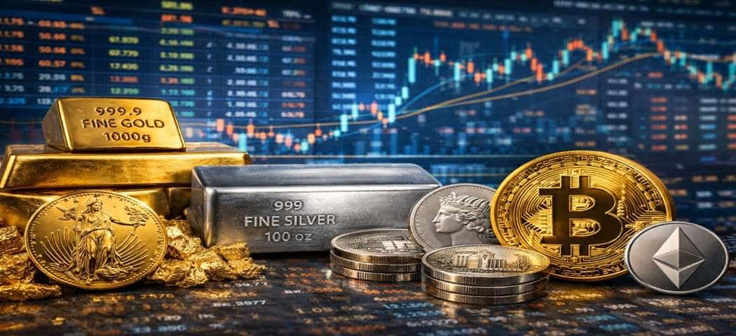 Weekly Market Report: Precious Metals & Crypto Trends – Mar. 13, 2026