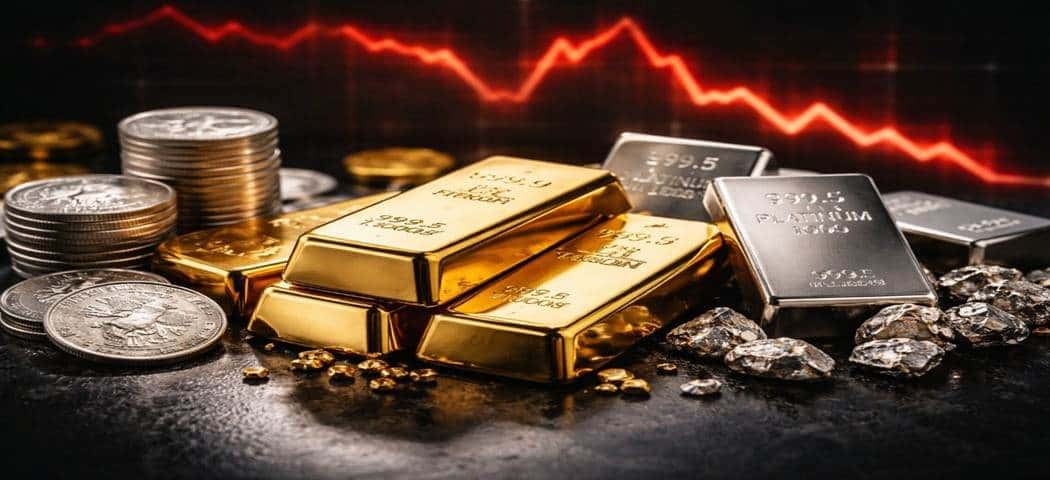 Why Gold, Silver, Platinum & Palladium Prices Are Falling Today