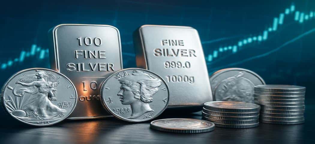 Silver Futures Break $42 as Spot Prices Surge Higher