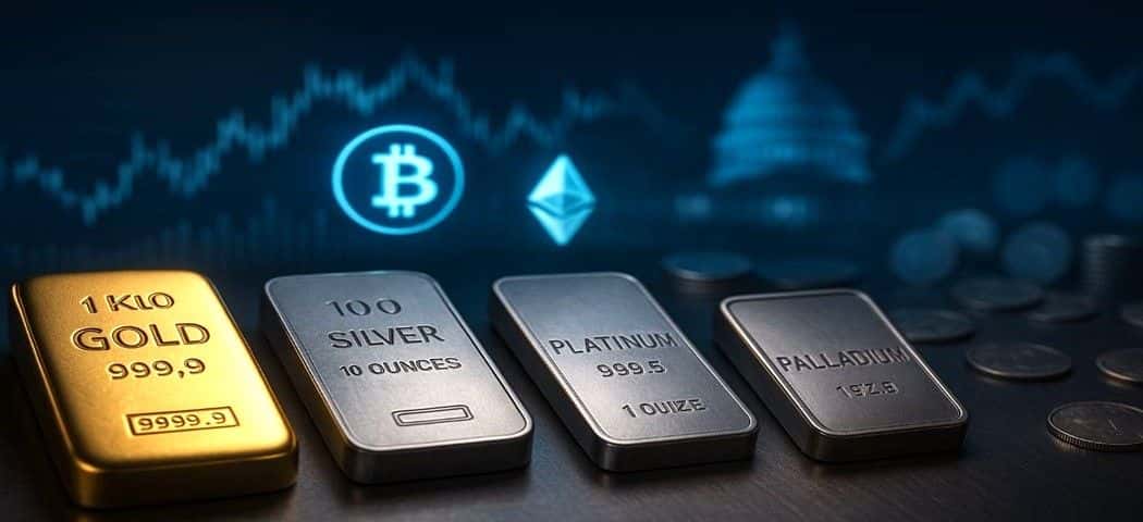Weekly Market Report: Precious Metals & Crypto Trends — Nov. 14, 2025