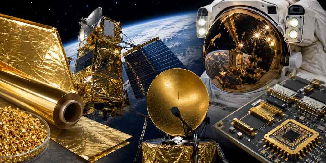 Gold in Space: Satellites, Visors and Aerospace Demand