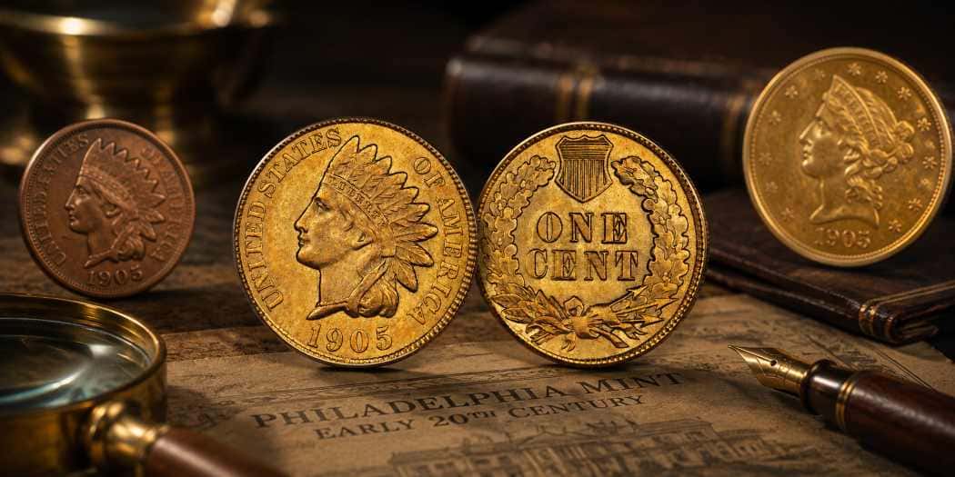 The 1905 Indian Head Cent Struck on a Gold Planchet