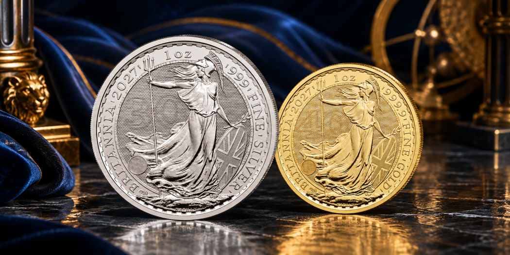 2027 Britannia Coins Celebrate Gold and Silver Anniversaries