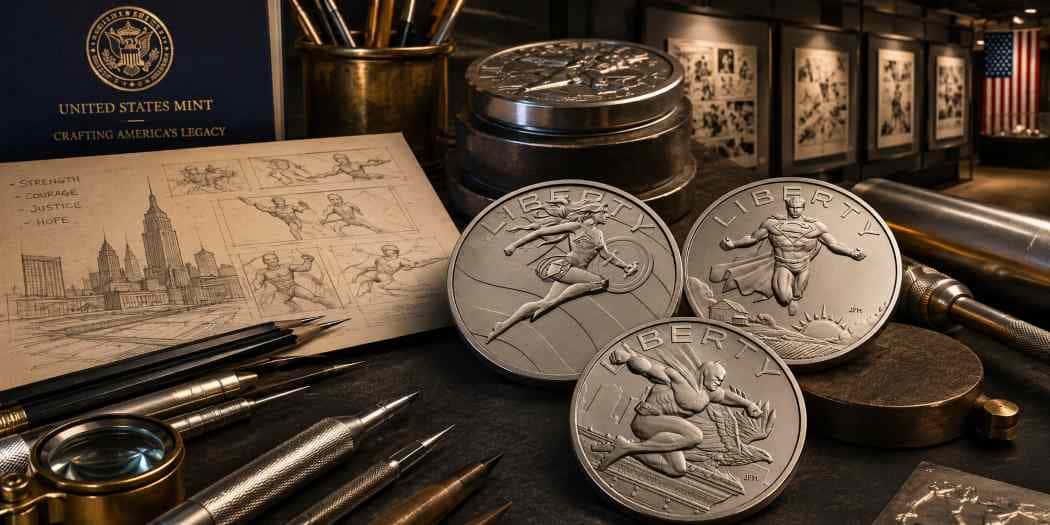2025 U.S. Mint Super Heroes Medal Set Unites DC Icons