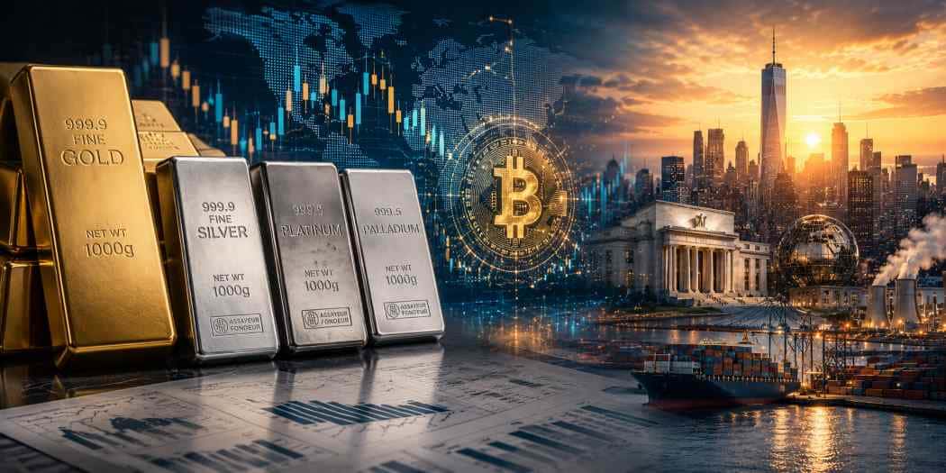 Weekly Market Report: Precious Metals & Crypto Trends — June 26, 2026