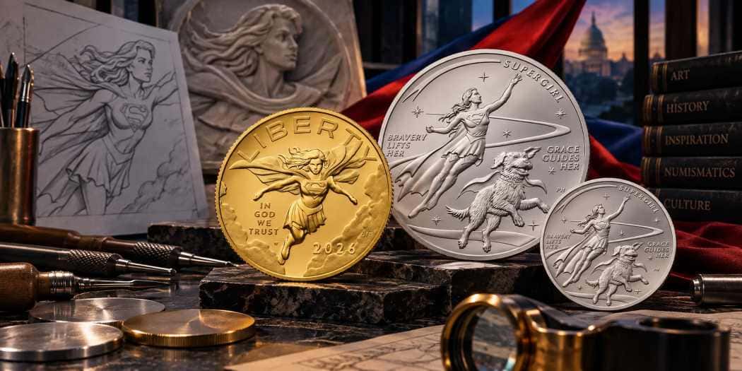 Supergirl Joins the U.S. Mint Comic Art Coin Series